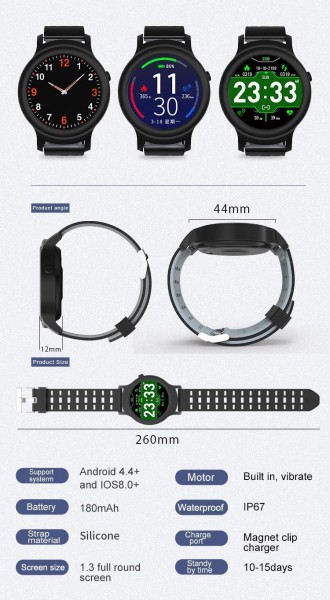Смарт-часы iBest B5 зеленые