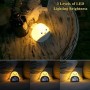 LED лампа-ночничок с часами iBest KT1521